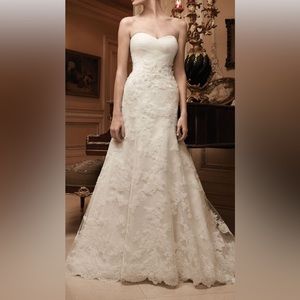 Casablanca Bridal Chanel Fit and Flare Wedding Gown